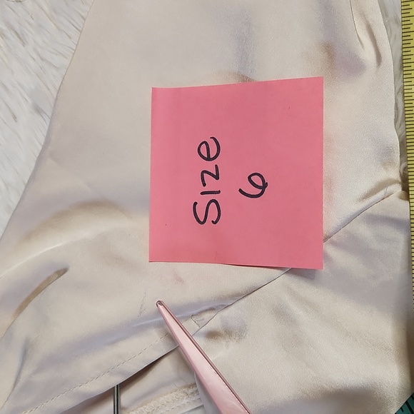 Princess Polly Women's Star Power Mini Dress Champagne Size 8 - Picture 16 of 16